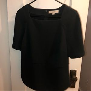 Ann Taylor LOFT peplum top